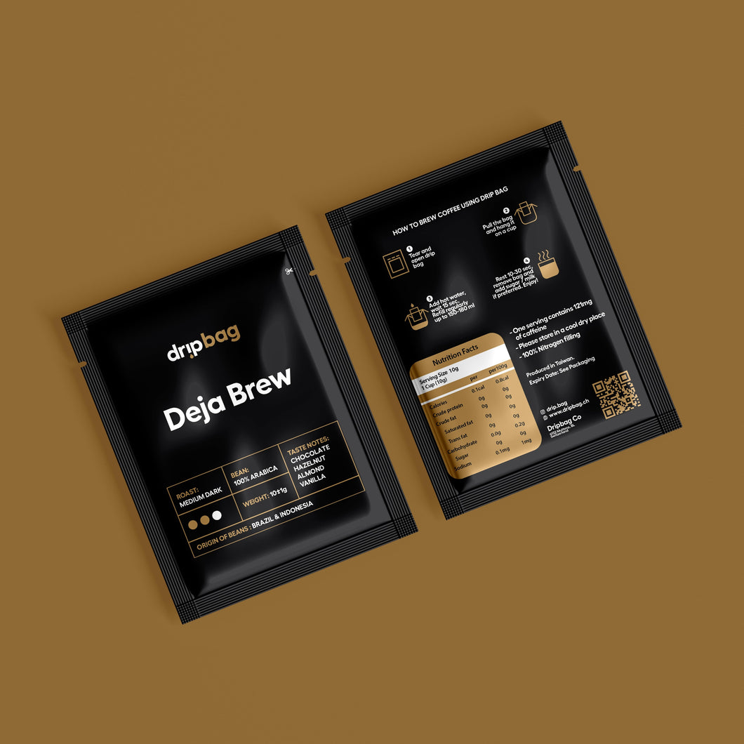 DEJA BREW - Einwegkaffee im Pourover-Format